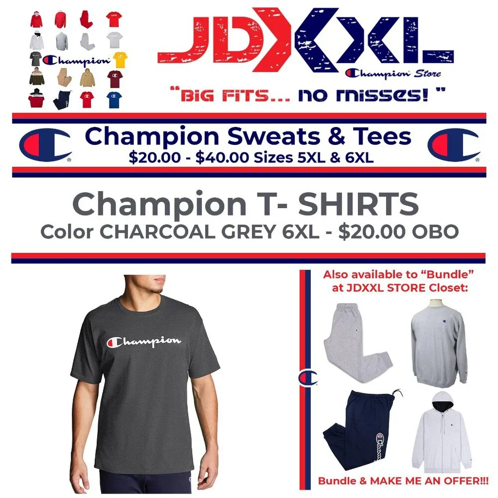 Champion Script Logo Tee - Picture 1 of 1
